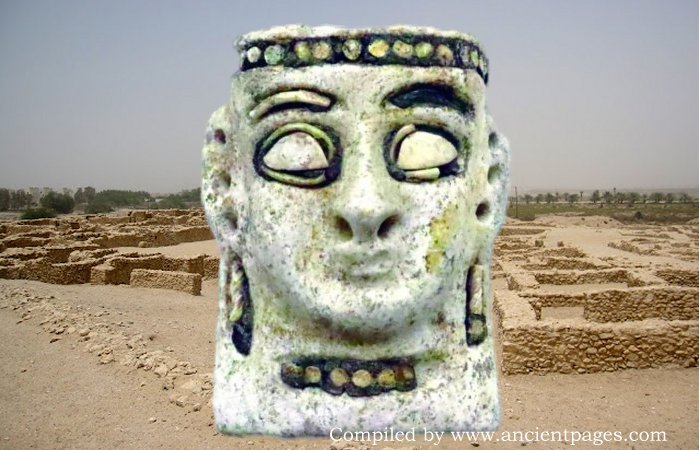 Curious 3,300-Year-Old Faience Mask Linked To The Lost Ancient Dilmun Civilization Discovered In Bahrain