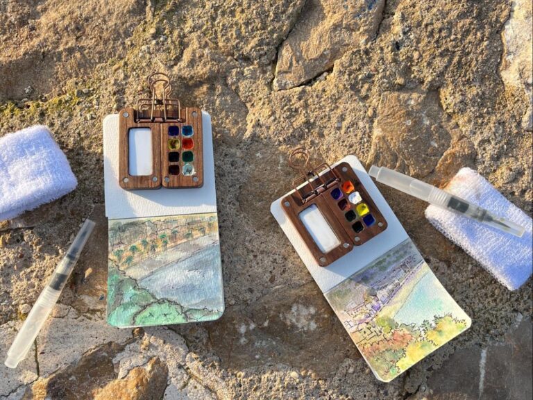 How to Start a Watercolor Travel Journal (Even If You “Can’t Draw”)