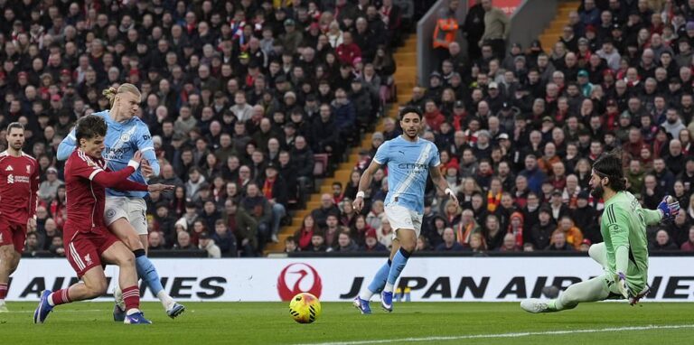 Liverpool vs Manchester City – Premier League LIVE: Latest score, team and updates as Arne Slot names an unchanged side from thrashing of Newcastle, and Marc Guehi starts against his former suitors for the visitors