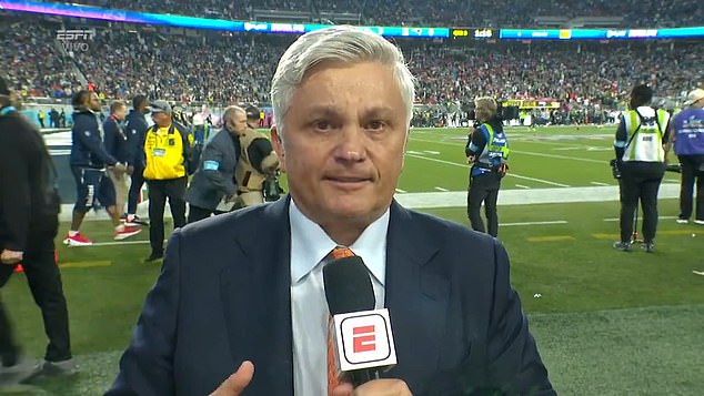 ESPN reporter breaks down in tears during live broadcast after watching Bad Bunny’s Super Bowl halftime show