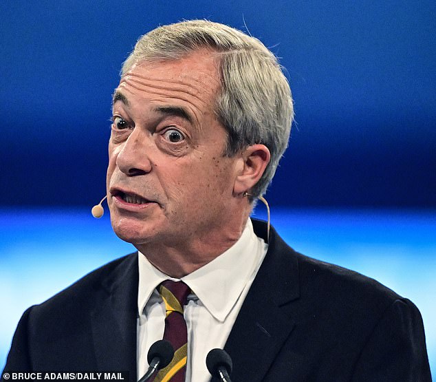 Nigel Farage says Sir Jim Ratcliffe was ‘right’ to say migrants have ‘colonised’ Britain after the Man United owner said sorry for ‘offending some people’ with his comments
