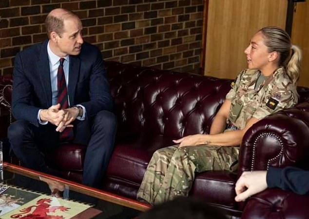 Prince William pays tribute to the ‘warmth and compassion’ of British Army medic TikTok star, 25, who died suddenly