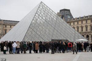 Nine people arrested in Paris after French police smash £8.7million Louvre false ticket racket