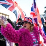 Anti-migrant protesters demonstrate outside RNLI HQ saying lifeboat charity should stop acting as ‘taxi service’ for asylum seekers
