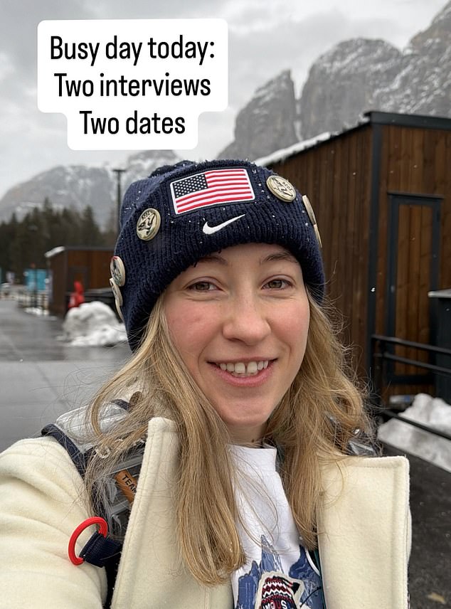 USA Winter Olympics star shares suggestive post from Valentine’s Day date with fan who slid into her DMs
