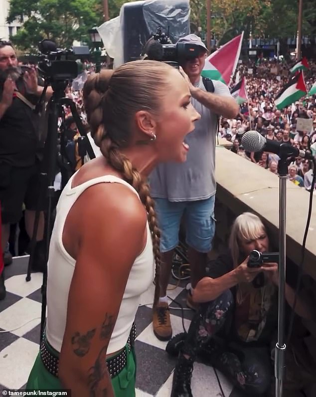 Grace Tame is ERASED from vital lessons by one of Australia’s most prestigious schools after her sickening ‘Globalise the Intifada’ outburst