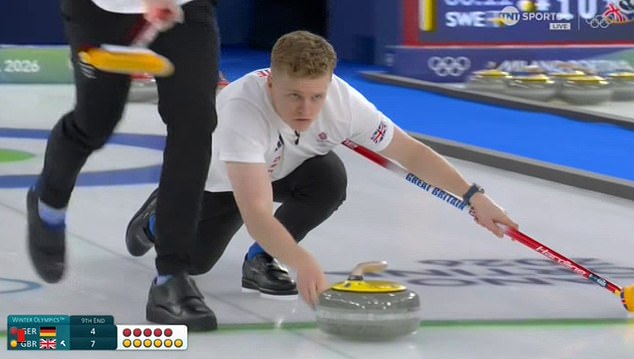 Team GB are dragged into Winter Olympics curling ‘cheating’ scandal as UK pair are caught in wake of Canadian double-touching storm