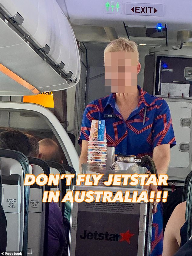 Aussies praise Jetstar flight attendant after American passenger claimed he was unfairly booted from his seat – so whose side are you on?