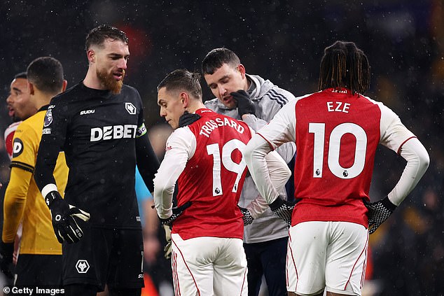 Wolves brutally mock Arsenal’s failed ‘dark arts’ after Gunners were accused of time-wasting before letting two-goal lead slip against Premier League strugglers