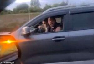Horrifying footage shows moments before drink-fuelled father and son killed cousin’s son by ramming family truck off the road – as duo face years in prison for manslaughter