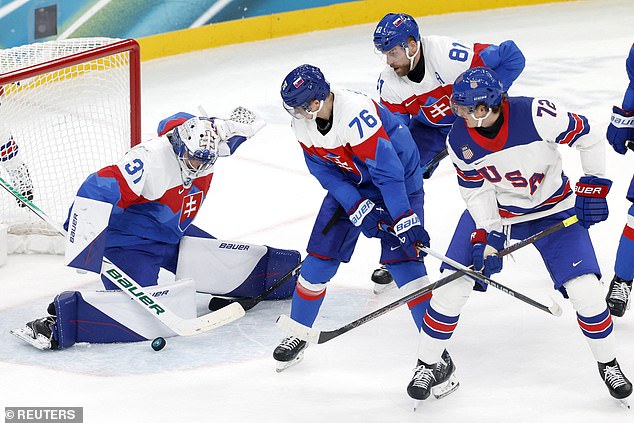 Winter Olympics fans fume at ‘unwatchable’ USA-Slovakia hockey semifinal after a huge error from organizers