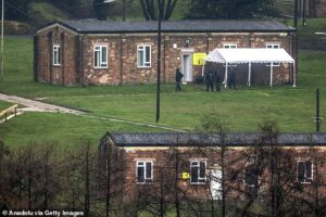 Number of male migrants in Crowborough former army barracks have doubled over past month