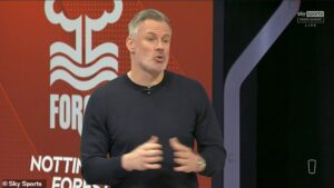 Jamie Carragher hits out at Liverpool stars and names the player who ‘changed the game’ after Reds pulled off ‘one of the greatest robberies’ in victory at Nottingham Forest