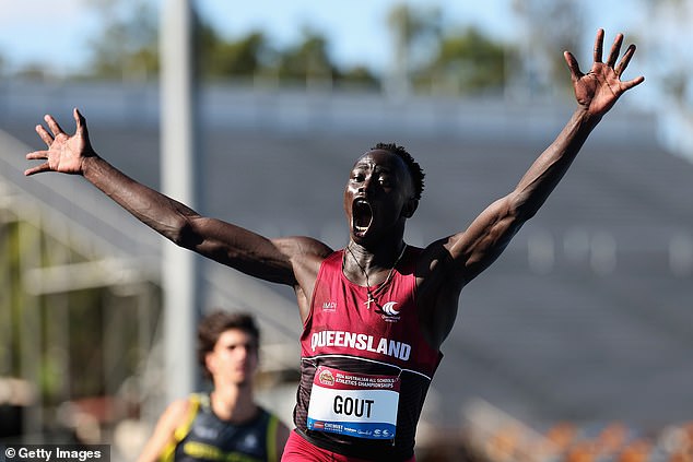 How the athletics world lost it over Gout Gout’s latest stunning run – after his team kept the race shrouded in secrecy