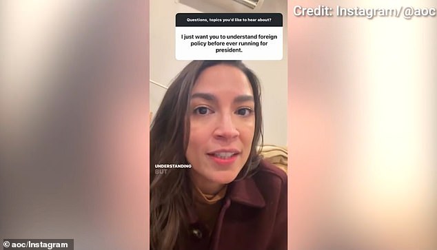 AOC hits back at critics over Munich speech fiasco as fiancé’s snoring blares in background