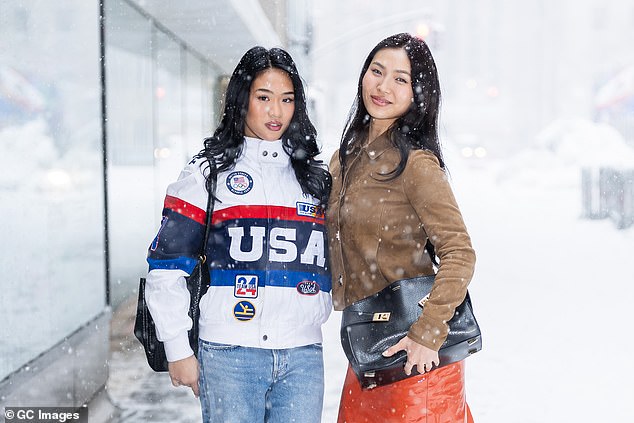 Can’t keep away from the cold! Glamorous Team USA Olympics superstar Chloe Kim steps out in NYC blizzard after jetting back from Italy
