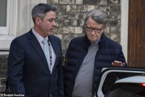 Peter Mandelson condemns police for arresting him after ‘baseless suggestion that he was planning to leave the country and take up permanent residence abroad’
