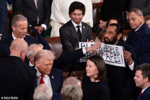 Democrat lawmaker is THROWN OUT of Trump’s State of the Union