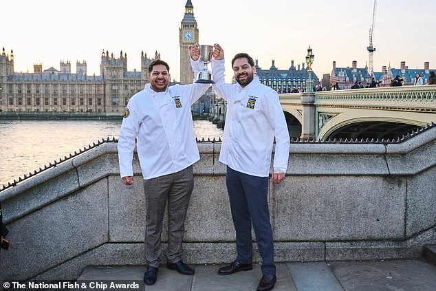 Britain’s best fish and chip takeaway is revealed as judges heap praise on brothers running it for their ‘sensational’ food