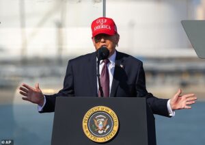 Trump is BOOED by crowd as he bizarrely praises married congressman who ‘had affair with aide’ before she set herself on fire