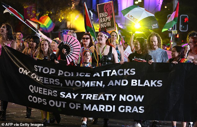 Sydney Gay and Lesbian Mardi Gras is rocked just hours before the event as a group is banned for controversial comments