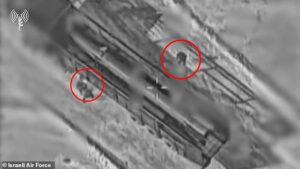 Incredible video shows US strike on Iranian troops as they were about to fire a missile
