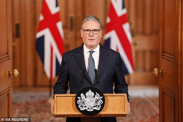 Starmer urges against ‘further escalation’ after UK did not take part in US air strikes on Iran