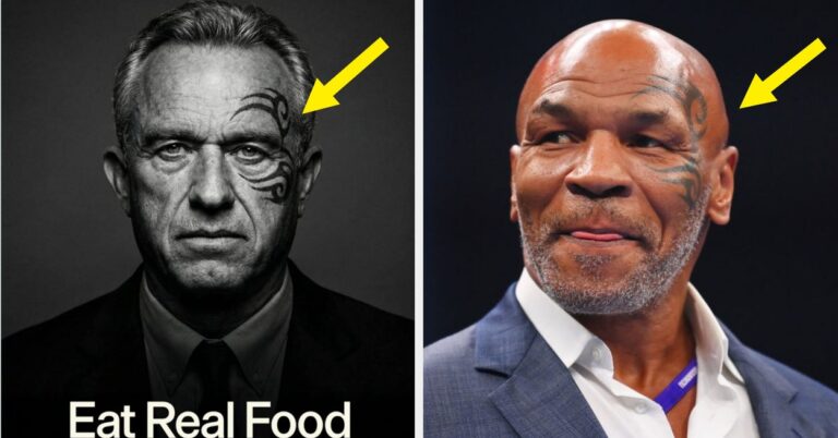 RFK Jr. Posted Image With Mike Tyson’s Maori Tattoo