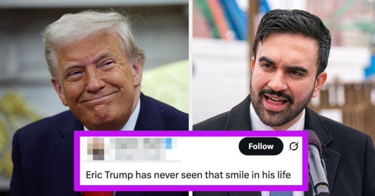 "I Have Tears In My Eyes": People Are Cracking Up At This Image Of Donald Trump And Zohran Mamdani