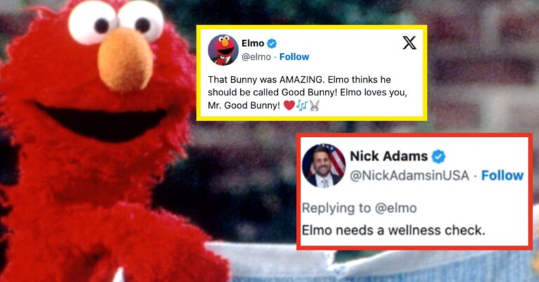 Conservatives Angry At Elmo Over Support Of Bad Bunny
