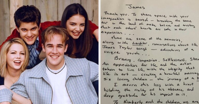 Katie Holmes, Chad Michael Murray, And More “Dawson’s Creek” Cast Members Are Sharing Heartbreaking Tributes To Their Late Costar James Van Der Beek