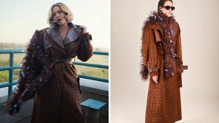 You Ask, We Answer: Beyonce Posed for the ‘Gram in a Chocolate Brown Rowen Rose Coat