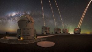 Lasers beam ‘artificial stars’ above Chile photo of the day for Feb. 17, 2026