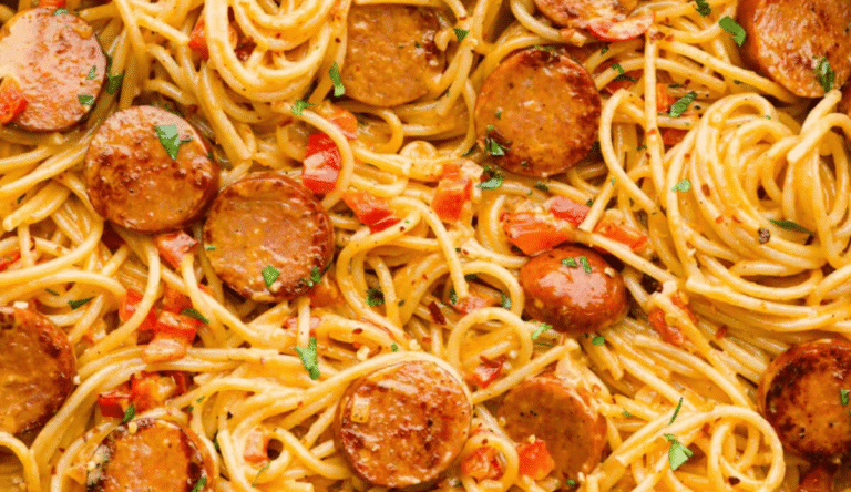 Cajun Spaghetti (Creamy, Easy Weeknight Dinner)