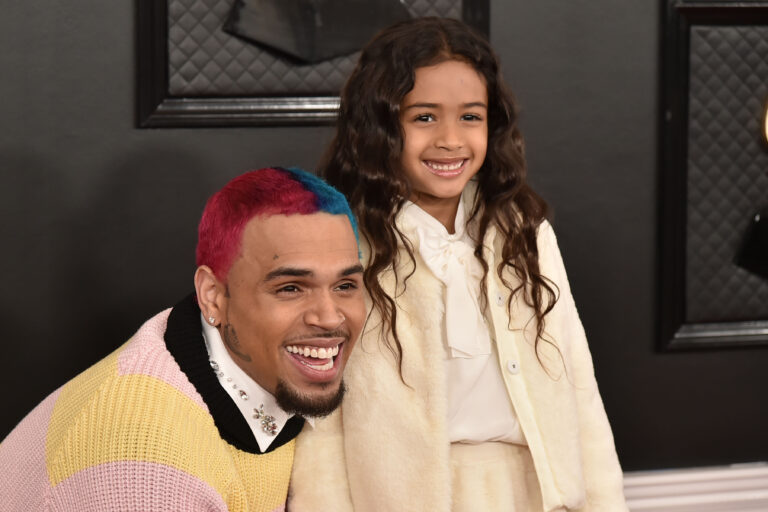 Chris Brown Goes Full Girl Dad In TikTok With Royalty & Friends