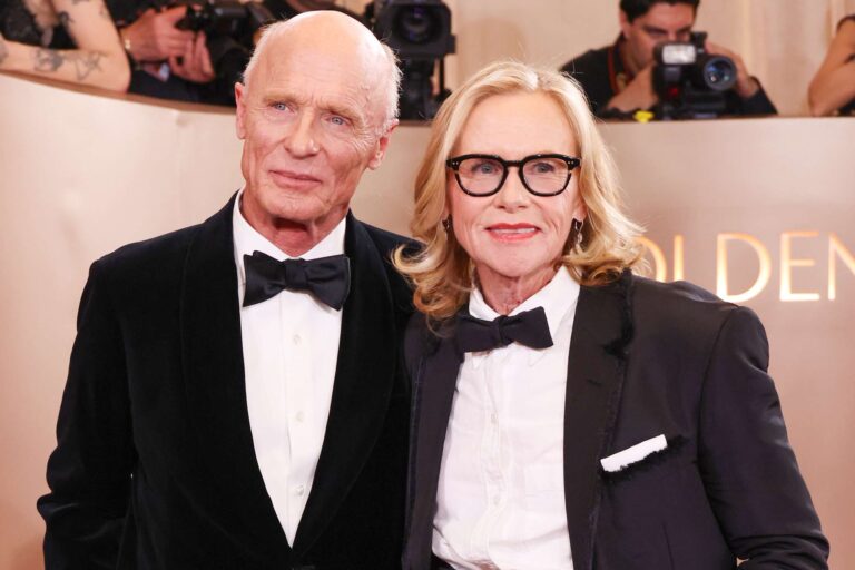 Amy Madigan Shares How Husband Ed Harris Is Supporting Her amid Awards Season (Exclusive)