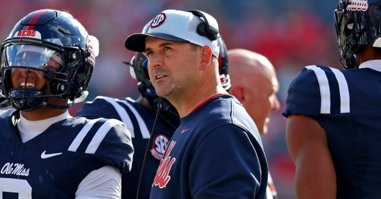 Ole Miss Football Coach Draws Ire for What He Tells His Players With Kids