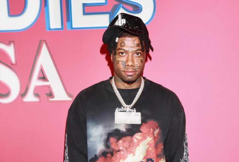 Blueface Goes Viral After Flirty Moment With Celeb Wax Figures