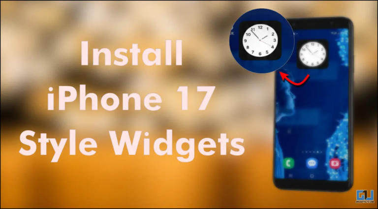 Get iPhone 17 Style Time Widget on Any Android Phone