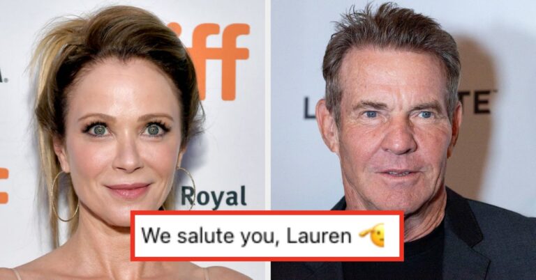 "Dumb & Dumber" Star Lauren Holly's Brutal Response To Dennis Quaid And Ted Cruz's Awkward Photo Op Is Going Viral