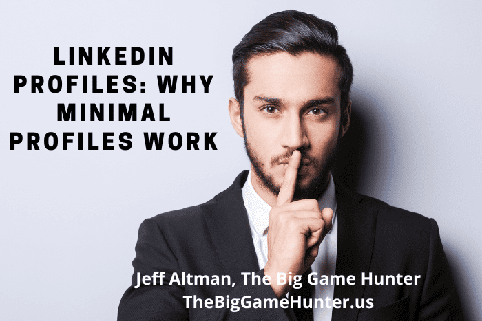 Why Minimal Profiles Work #shorts