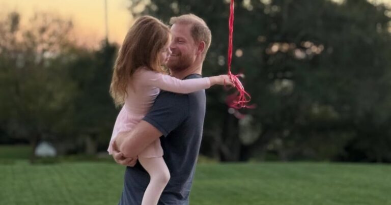 Prince Harry Cuddles Daughter Lili in Rare Valentine’s Day 2026 Pic