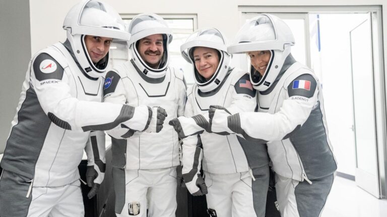 Who are the astronauts of SpaceX’s Crew-12 mission to the ISS?