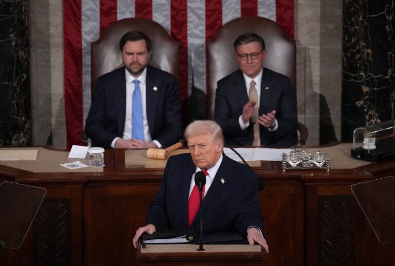 Trump’s State of the Union speech made no mention of Make America Healthy Again
