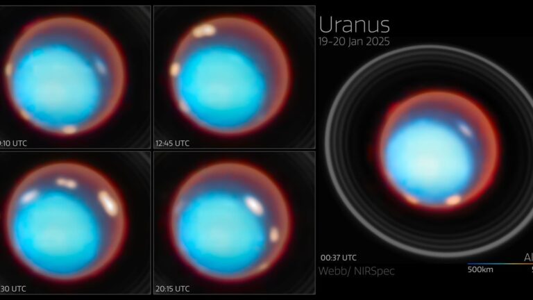 New JWST images reveal the rosy glow of Uranus in unprecedented detail