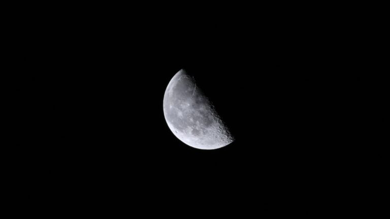 Don’t miss the half-lit moon take to the winter sky Feb. 9
