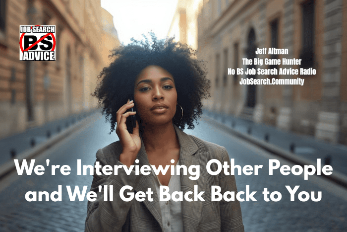 We’re Interviewing Other People and We’ll Get Back Back to You #shorts