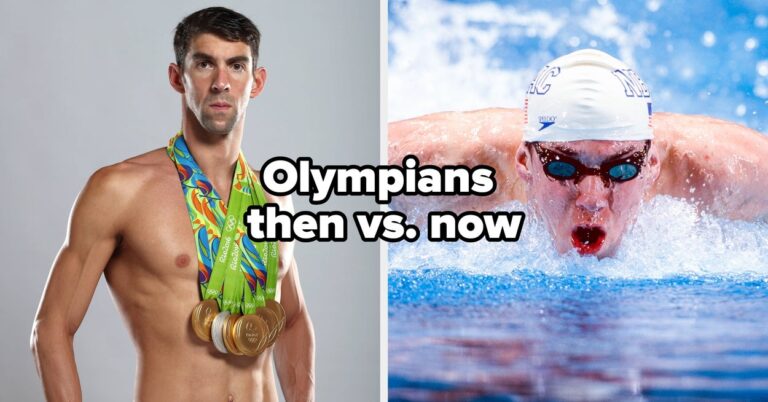 Olympic Athletes Then Vs. Now Photos