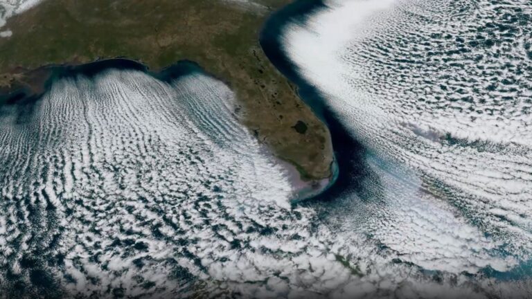 ‘Cloud streets’ stream from the Florida coast photo of the day for Feb. 12, 2026