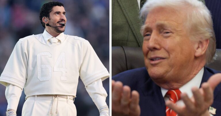 Trump Mocked Online For Watching Bad Bunny Over Kid Rock